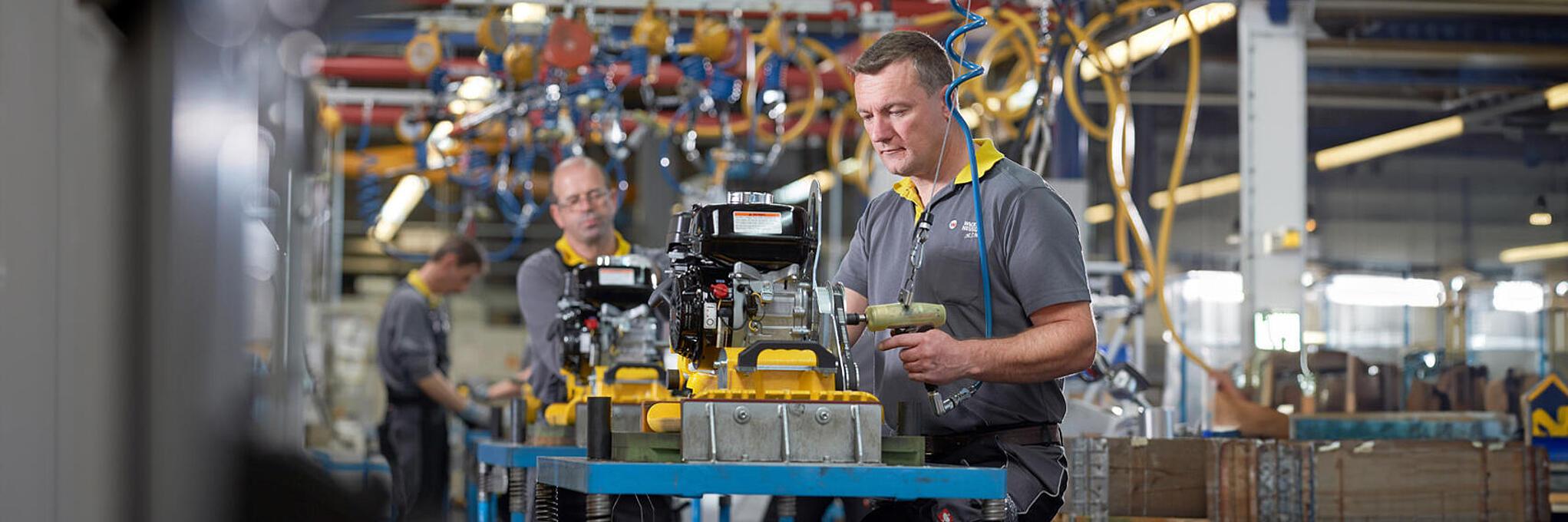 Wacker Neuson production hall in Reichertshofen, Germany