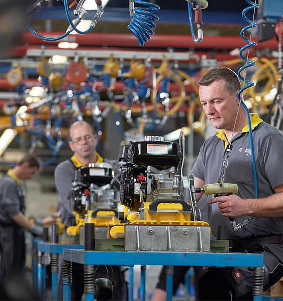 Wacker Neuson production hall in Reichertshofen, Germany