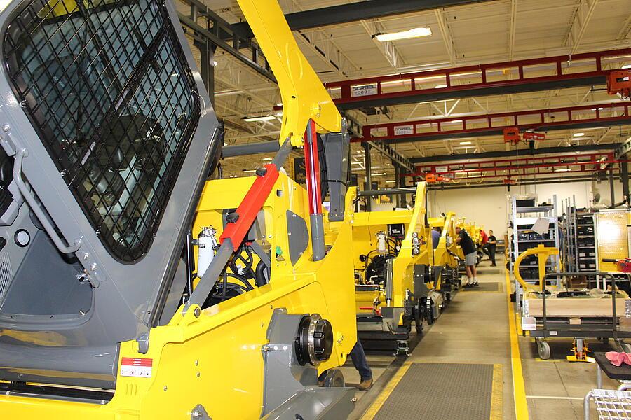 Skid steer loaders manufaction at the Wacker Neuson Menomonee Falls site.